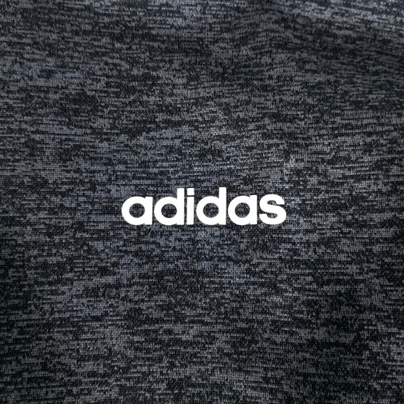 adidas Mens Tech Fleece Full Zip Hoodie Jacket Athletic Marled Gray Mens Medium - Picture 6 of 6